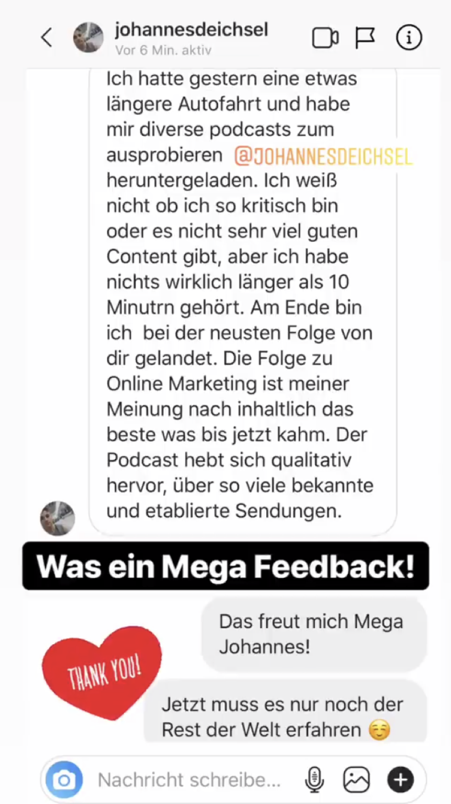 Kundenergebnis der Agentur Consulting (Alexander Heeg, Heeg Consulting GmbH) – Screenshot aus der privaten Kunden-Community