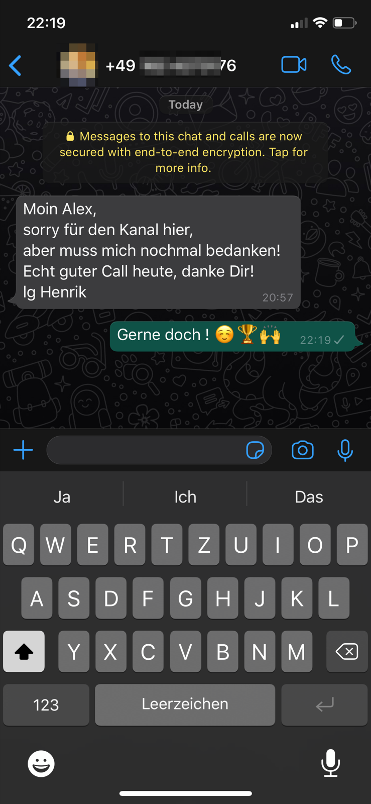 Kundenergebnis der Agentur Consulting (Alexander Heeg, Heeg Consulting GmbH) – Screenshot aus der privaten Kunden-Community