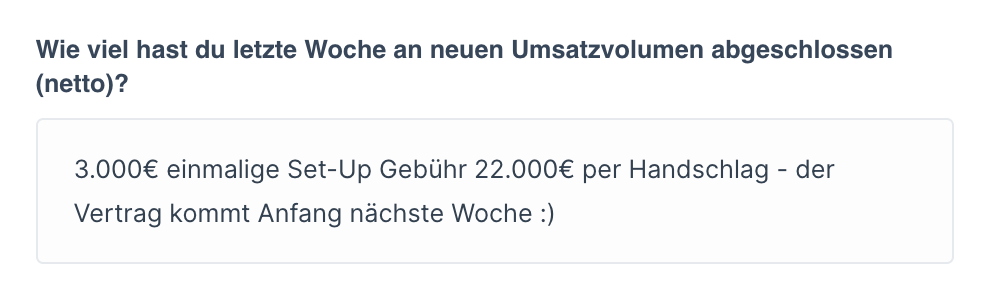Kundenergebnis der Agentur Consulting (Alexander Heeg, Heeg Consulting GmbH) – Screenshot aus der privaten Kunden-Community