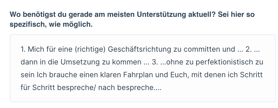 Kundenergebnis der Agentur Consulting (Alexander Heeg, Heeg Consulting GmbH) – Screenshot aus der privaten Kunden-Community