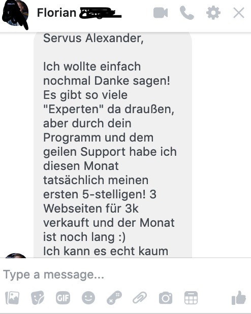 Kundenergebnis der Agentur Consulting (Alexander Heeg, Heeg Consulting GmbH) – Screenshot aus der privaten Kunden-Community