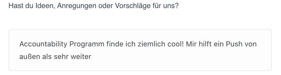 Kundenergebnis der Agentur Consulting (Alexander Heeg, Heeg Consulting GmbH) – Screenshot aus der privaten Kunden-Community
