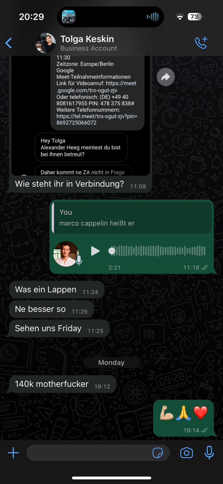 Kundenergebnis der Agentur Consulting (Alexander Heeg, Heeg Consulting GmbH) – Screenshot aus der privaten Kunden-Community