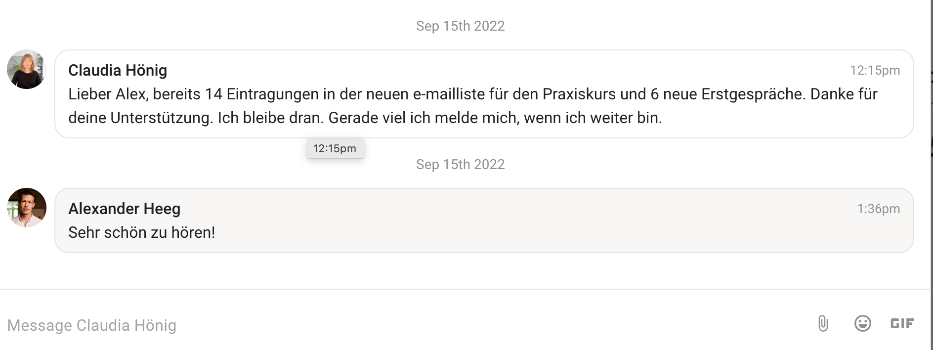 Kundenergebnis der Agentur Consulting (Alexander Heeg, Heeg Consulting GmbH) – Screenshot aus der privaten Kunden-Community