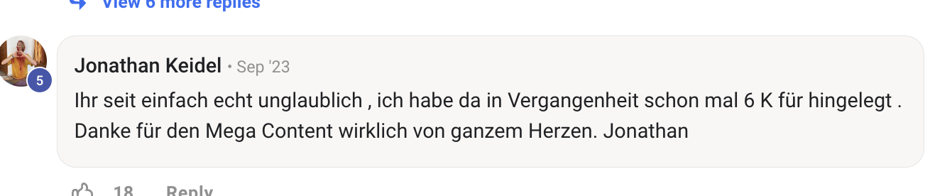 Kundenergebnis der Agentur Consulting (Alexander Heeg, Heeg Consulting GmbH) – Screenshot aus der privaten Kunden-Community