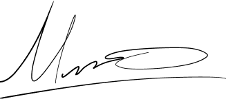 Unterschrift von Daniel Mehlen