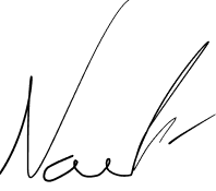 Unterschrift von Noah Schering